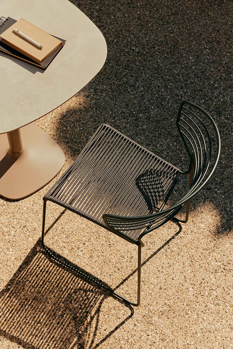 DESALTO chaise pour l'extérieur KOKI WIRE CORDA