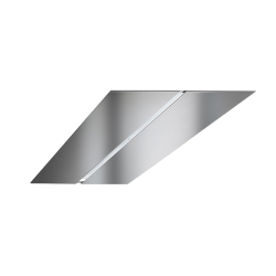 AIRONE hotte au plafond SALIERI EVO INOX 120 cm avec moteur sous-combles E1300