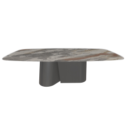 BONTEMPI table fixe rectangulaire tonneau KIMONO 54.11 250x120 cm