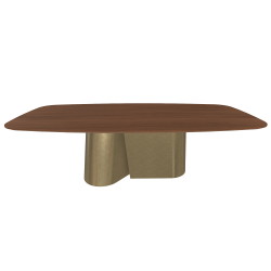 BONTEMPI table fixe rectangulaire tonneau KIMONO 54.11 250x120 cm