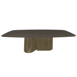 BONTEMPI table fixe rectangulaire tonneau KIMONO 54.11 250x120 cm