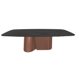 BONTEMPI table fixe rectangulaire tonneau KIMONO 54.11 250x120 cm