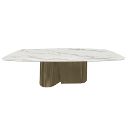 BONTEMPI table fixe rectangulaire tonneau KIMONO 54.11 250x120 cm
