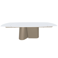 BONTEMPI table rectangulaire extensible en tonneau KIMONO 54.14 250/210/170x106 cm
