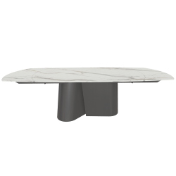 BONTEMPI table rectangulaire extensible en tonneau KIMONO 54.14 250/210/170x106 cm
