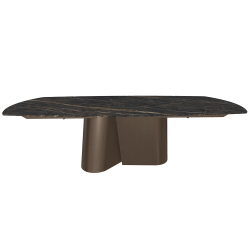 BONTEMPI table rectangulaire extensible en tonneau KIMONO 54.14 250/210/170x106 cm