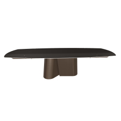 BONTEMPI table rectangulaire extensible en tonneau KIMONO 54.15 300/250/200x106 cm