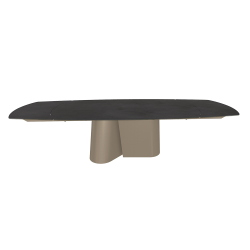 BONTEMPI table rectangulaire extensible en tonneau KIMONO 54.15 300/250/200x106 cm