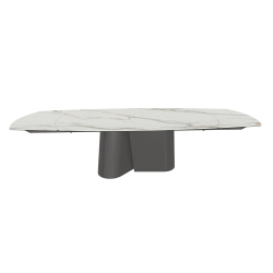 BONTEMPI table rectangulaire extensible en tonneau KIMONO 54.15 300/250/200x106 cm