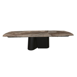 BONTEMPI table rectangulaire extensible en tonneau KIMONO 54.15 300/250/200x106 cm