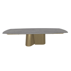 BONTEMPI table rectangulaire extensible en tonneau KIMONO 54.15 300/250/200x106 cm