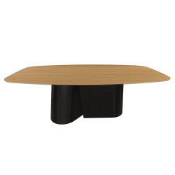 BONTEMPI table fixe rectangulaire tonneau KIMONO 54.70 220x116 cm