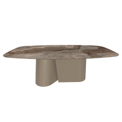 BONTEMPI table fixe rectangulaire tonneau KIMONO 54.70 220x116 cm