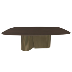 BONTEMPI table fixe rectangulaire tonneau KIMONO 54.70 220x116 cm