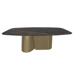 BONTEMPI table fixe rectangulaire tonneau KIMONO 54.70 220x116 cm