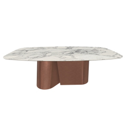 BONTEMPI table fixe rectangulaire tonneau KIMONO 54.70 220x116 cm