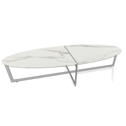 BONTEMPI table basse CROSS 08.25 150x60 cm