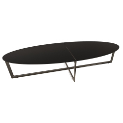 BONTEMPI table basse CROSS 08.25 150x60 cm