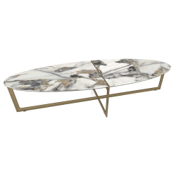 BONTEMPI table basse CROSS 08.25 150x60 cm
