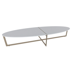 BONTEMPI table basse CROSS 08.26 180x60 cm