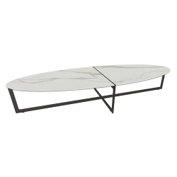 BONTEMPI table basse CROSS 08.26 180x60 cm