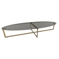 BONTEMPI table basse CROSS 08.26 180x60 cm