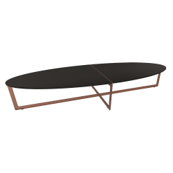 BONTEMPI table basse CROSS 08.26 180x60 cm