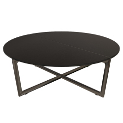 BONTEMPI table basse ronde CROSS 08.24 Ø 90x30,5 cm