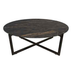 BONTEMPI table basse ronde CROSS 08.24 Ø 90x30,5 cm