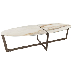 BONTEMPI table basse CROSS 08.27 120x50 cm