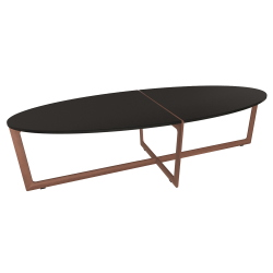 BONTEMPI table basse CROSS 08.27 120x50 cm