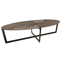 BONTEMPI table basse CROSS 08.27 120x50 cm