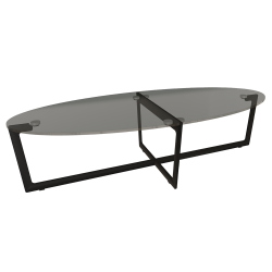 BONTEMPI table basse CROSS 08.27 120x50 cm