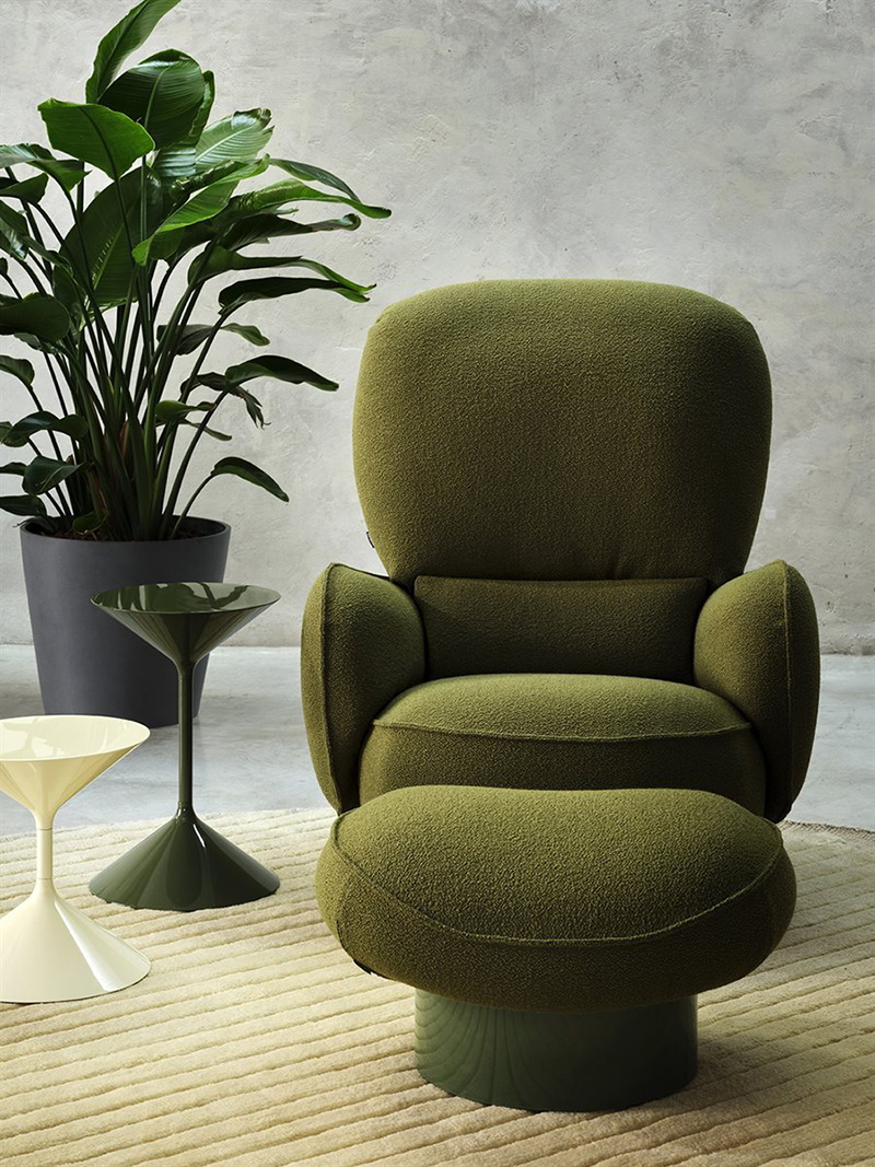 ZANOTTA fauteuil pivotant YORI-KIRI