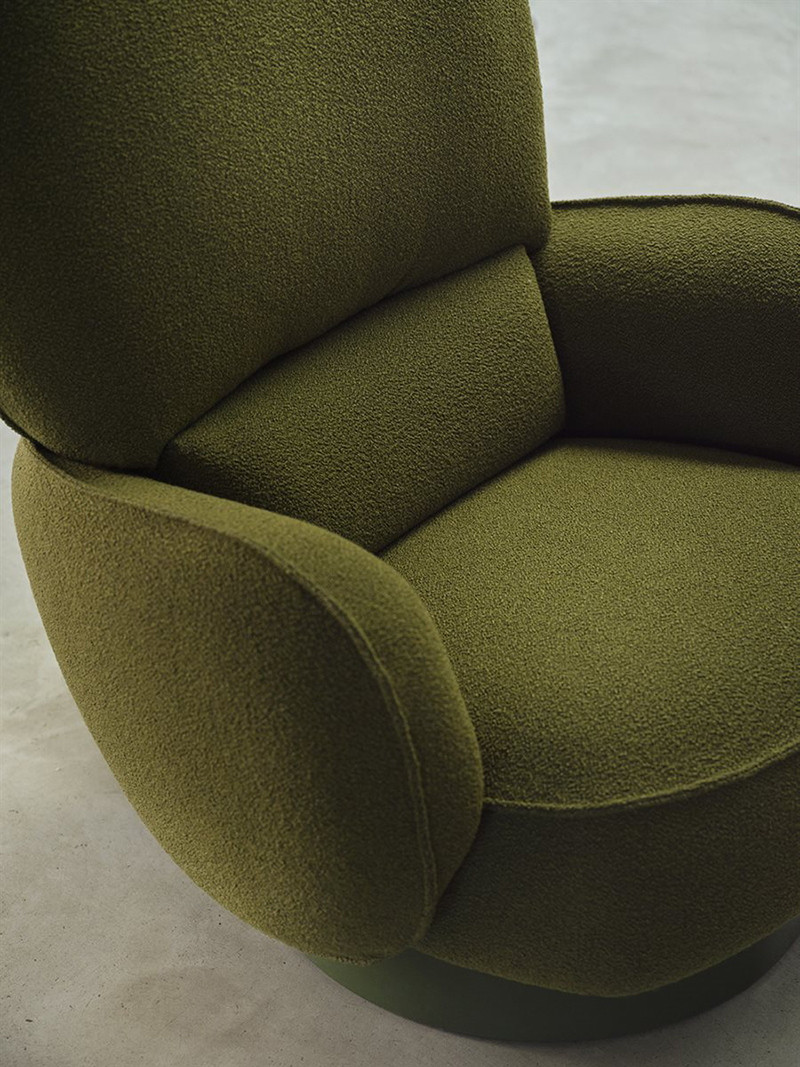 ZANOTTA fauteuil pivotant YORI-KIRI