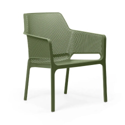 NARDI set de 2 chaises avec accoudoirs pour extérieur NET RELAX