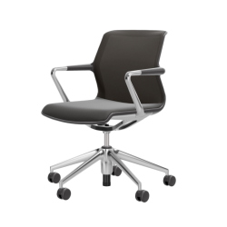 VITRA chaise de bureau avec base à 5 branches sur roulettes UNIX CHAIR SILK MESH