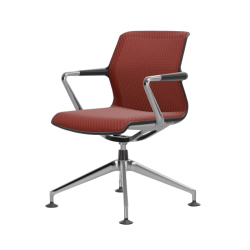 VITRA chaise de bureau avec base à 4 branches UNIX CHAIR DIAMOND MESH