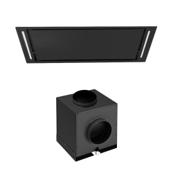 FALMEC hotte au plafond STELLA PLUS NOIRE 90 cm