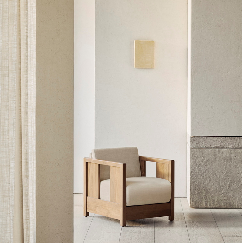 ETHNICRAFT fauteuil ROAN