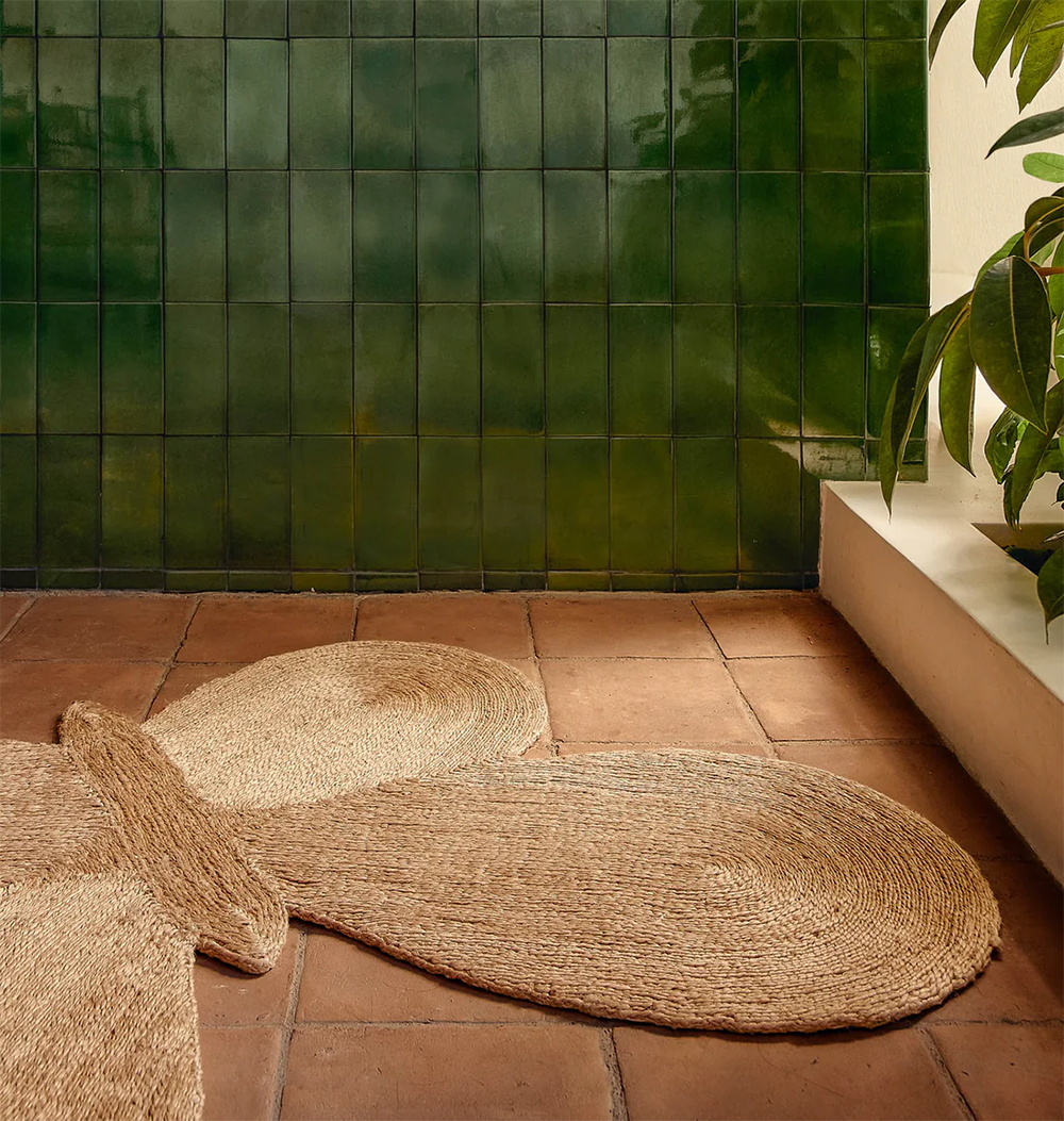 NANIMARQUINA tapis LUCIA EAMES BUTTERFLY JUTE