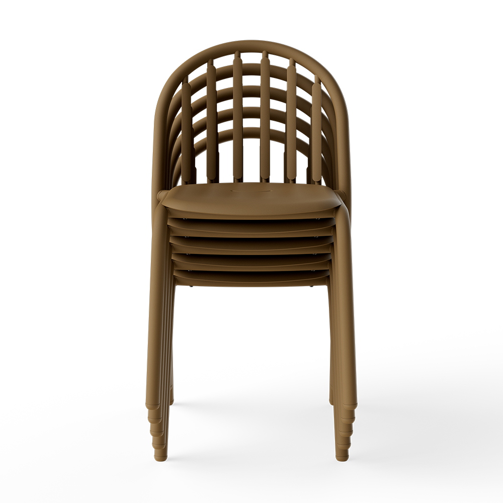 FATBOY set de 4 chaises d'extérieur sans accoudoirs FRED'S CHAIR