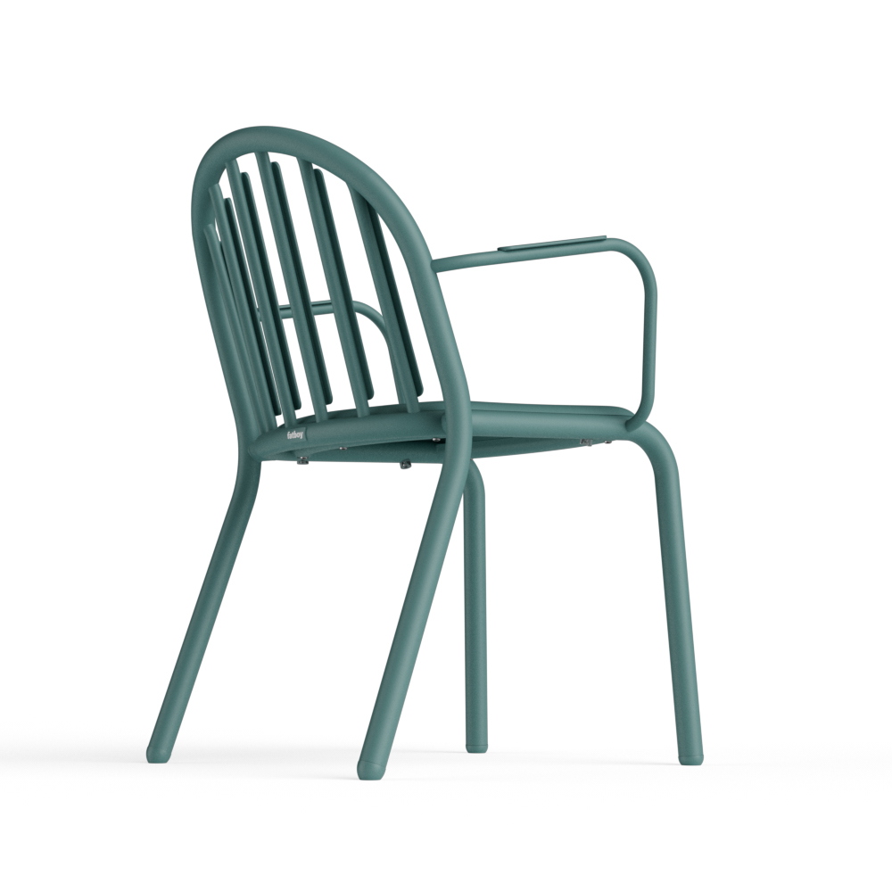 FATBOY set de 4 chaises d'extérieur avec accoudoirs FRED'S ARMCHAIR