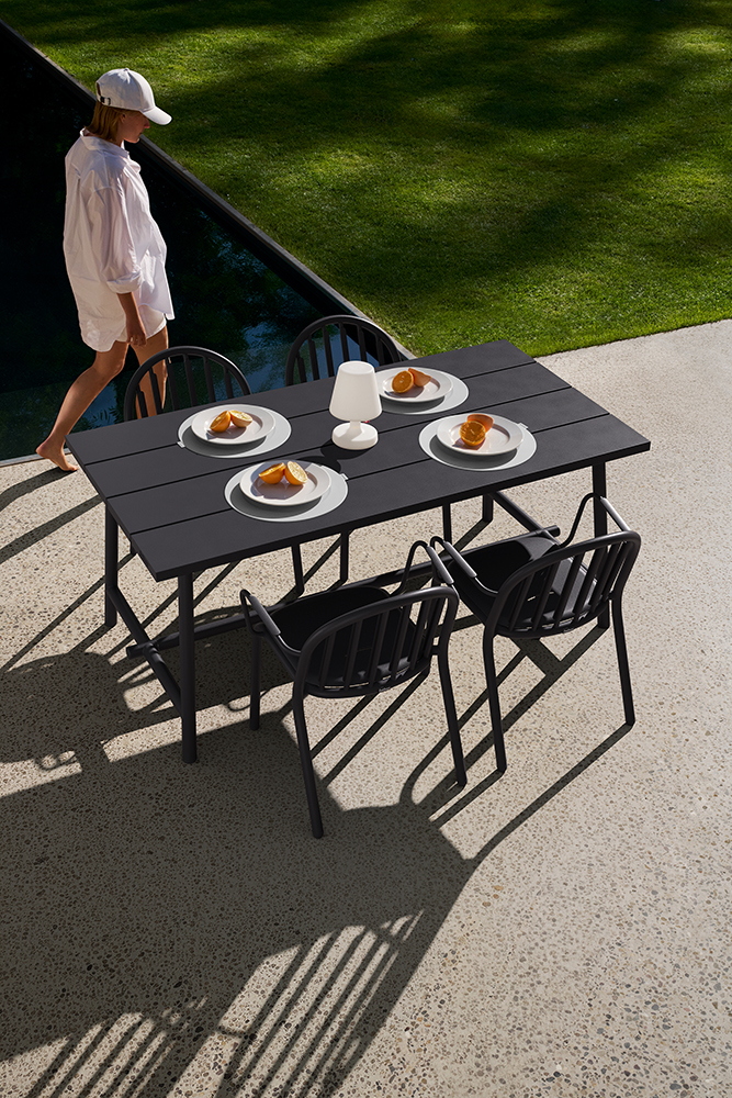 FATBOY set de 4 chaises d'extérieur avec accoudoirs FRED'S ARMCHAIR