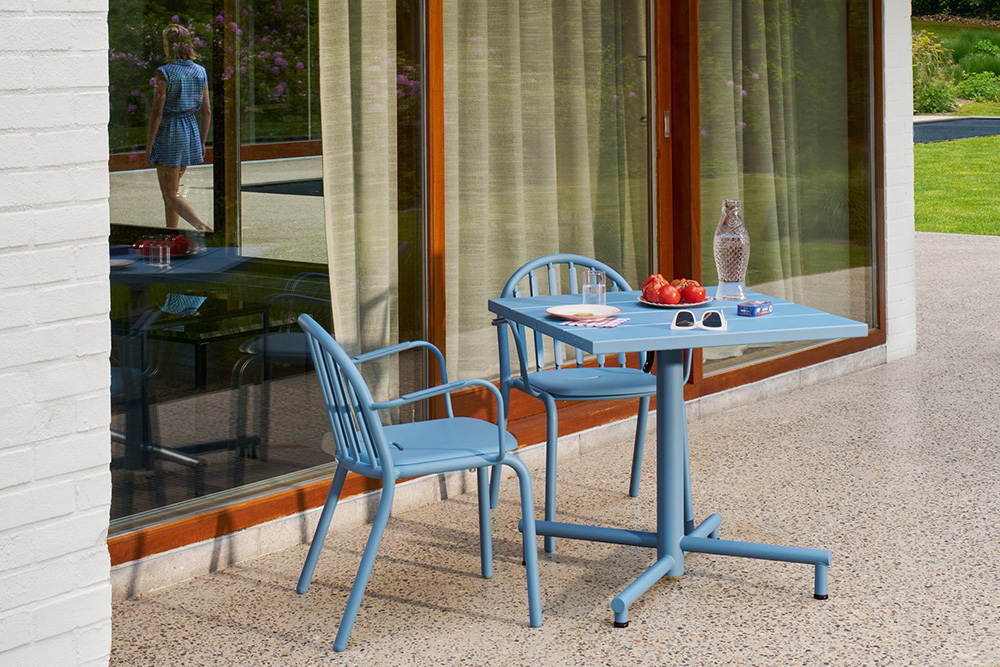 FATBOY table basse carrée d'extérieur FRED'S SQUARE BISTREAU
