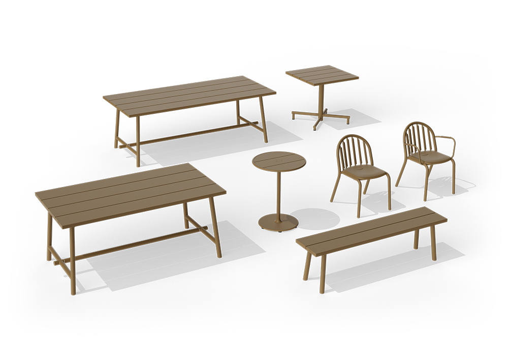 FATBOY table pour l'extérieur FRED'S MEDIUM TABLE