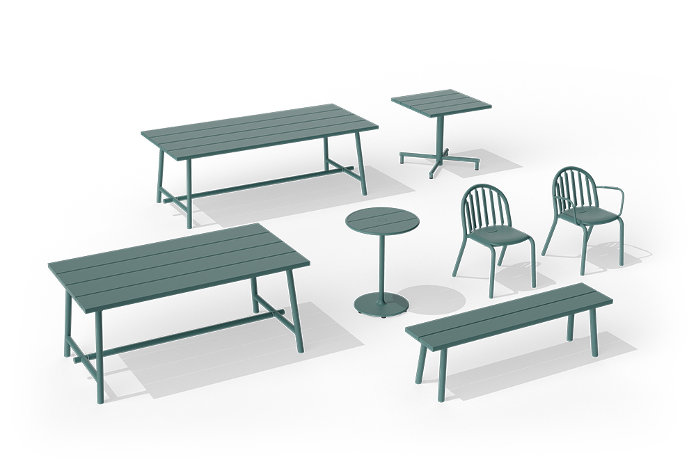 FATBOY table pour l'extérieur FRED'S MEDIUM TABLE