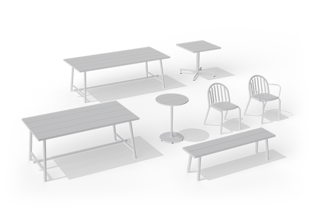 FATBOY table pour l'extérieur FRED'S MEDIUM TABLE