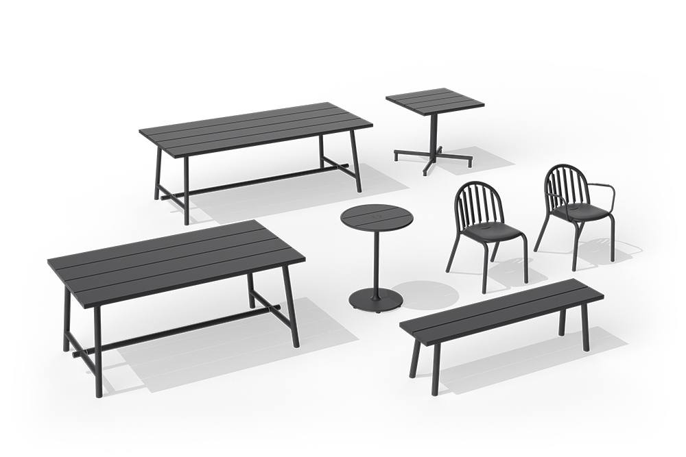 FATBOY table pour l'extérieur FRED'S MEDIUM TABLE