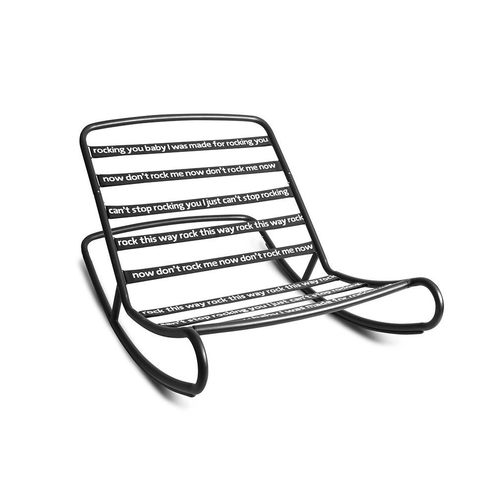 FATBOY fauteuil d'extérieur ORIGINAL OUTDOOR avec cadre à bascule ROCK'N ROLL